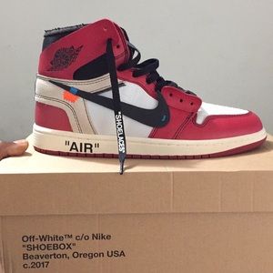 Off-White Air Jordan 1’s  Chicago’s